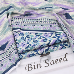 Bin Saeed Lawn 3-Piece Unstiched