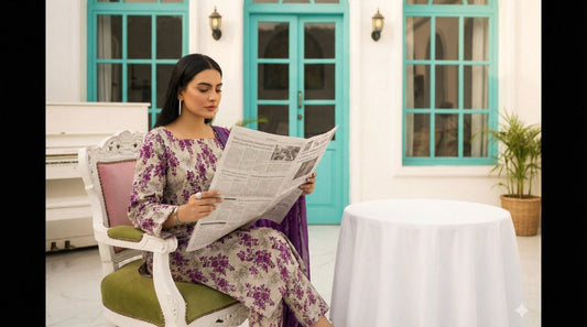 Gul Ahmed Bana Dora Lawn 3-Piece Unstiched