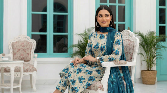 Gul Ahmed Bana Dora Lawn 3-Piece Unstiched