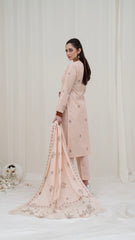 Nazakat Embroidered 3-Piece Un-Stiched Suit