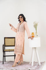 Cross Stich 2-Piece Un-Stiched Suit