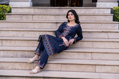 Lawn Embroidered 2-Piece Un-Stiched Suit By Noura