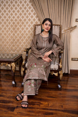 Lawn Embroidered 2-Piece Un-Stiched Suit By Noura