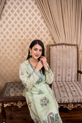 Lawn Embroidered 2-Piece Un-Stiched Suit By Noura