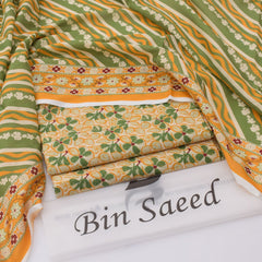 Bin Saeed Lawn 3-Piece Unstiched
