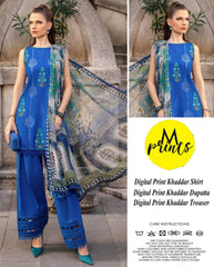 Maria B Digital Printed Khaddar 3-Piece Un-Stiched