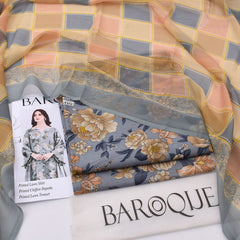 Baroque Lawn 3-Piece Un-stiched