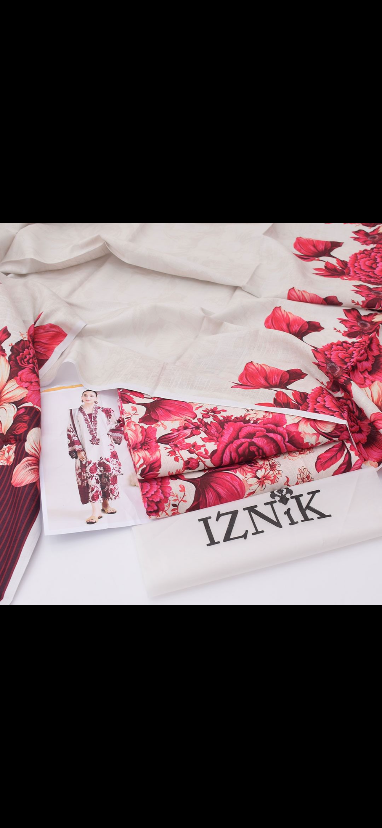 Iznik Digital Printed Khaddar 3-Piece Un-Stiched