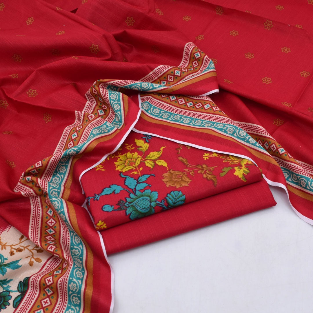 Sapphire Digital Printed Khaddar 3-Piece Un-Stiched