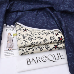Baroque Digital Printed Khaddar 3-Piece Un-Stiched