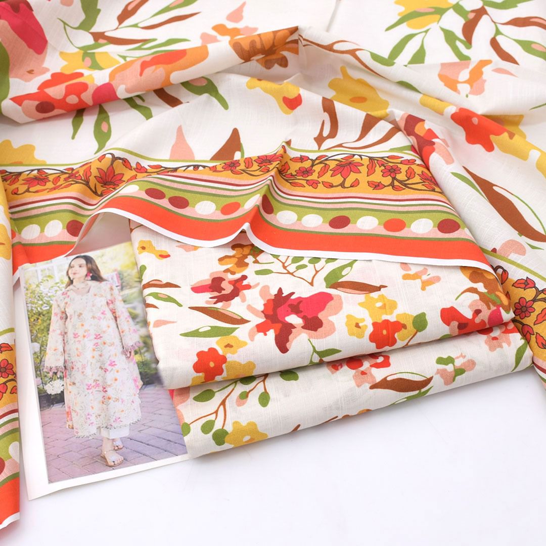 Crimson Digital Printed Khaddar 3-Piece Un-Stiched