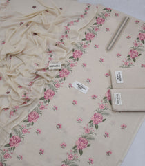 Bareeze Karandi Khaddar Embroidered 3-Piece Un-Stiched
