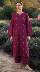 Lawn Embroidered Unstiched 2-Piece - D1
