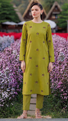 Lawn Embroidered Unstiched 2-Piece - D4