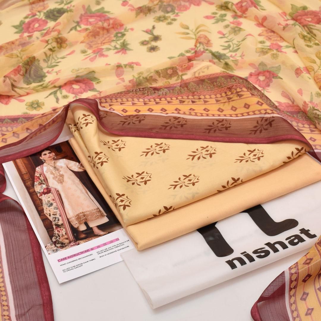 Nishat Lawn 3-Piece Unstiched