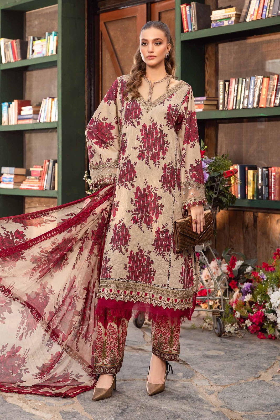 Maria.B Khaddar 3-Piece Unstiched