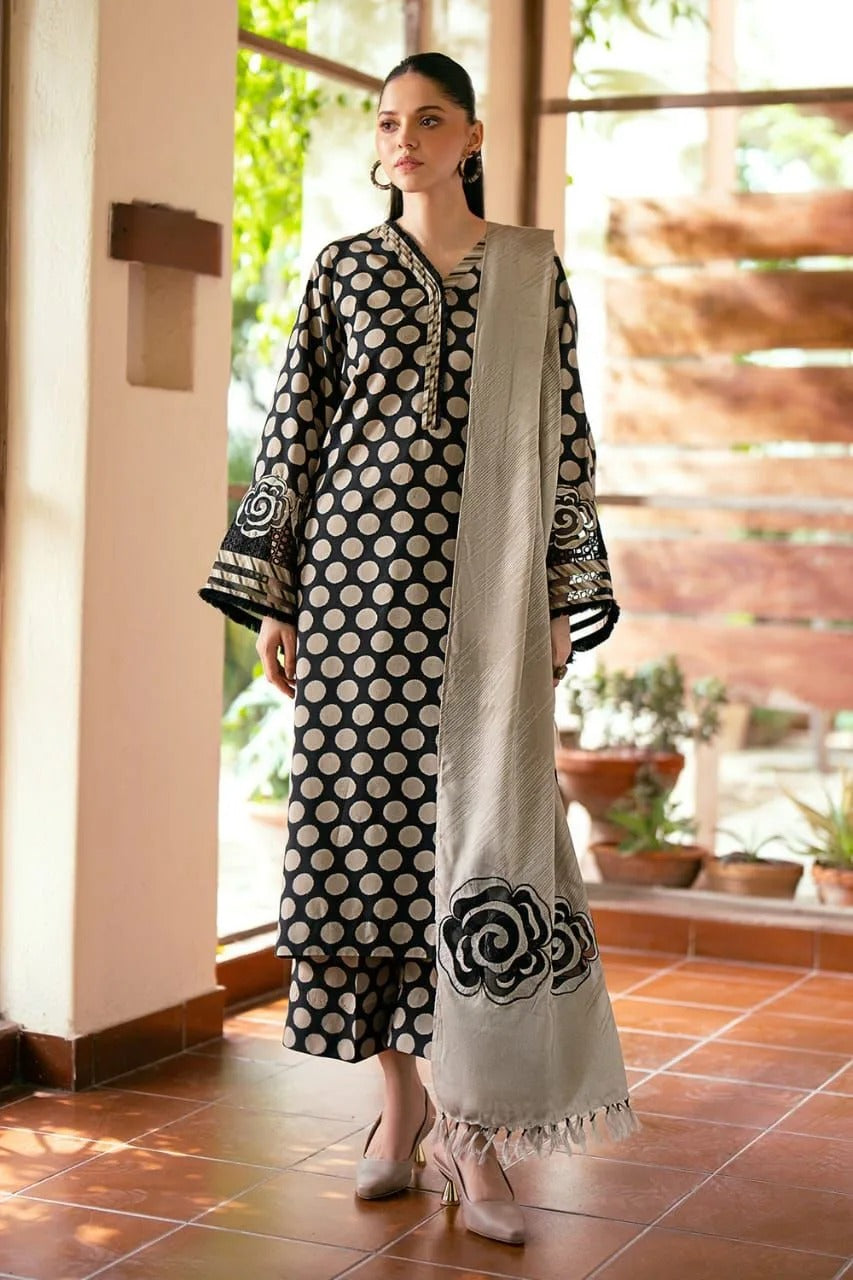 Baroque Khaddar 3-Piece Unstiched