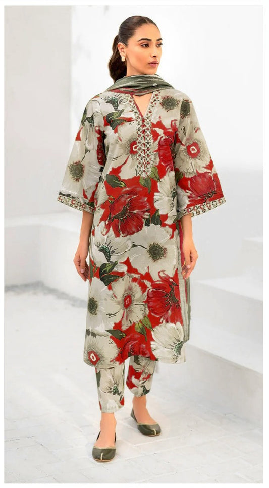 Iznik Khaddar 3-Piece Unstiched