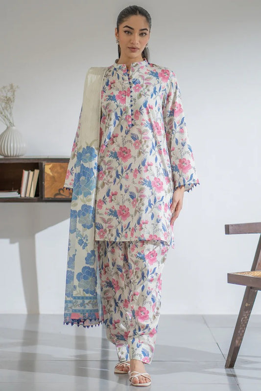 Ego Linen Viscose 3-Piece Un-stiched