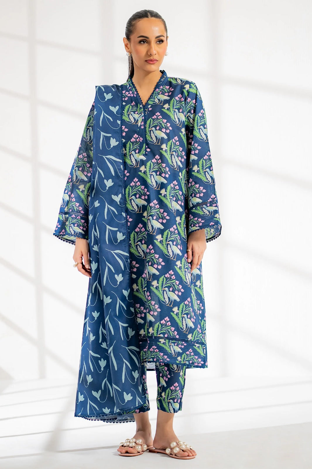 Ego Linen Viscose 3-Piece Un-stiched