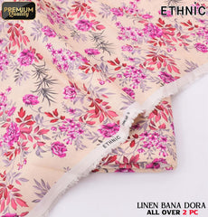 Ethnic Airjet Linen Bana Dora 2-Piece Un-Stiched
