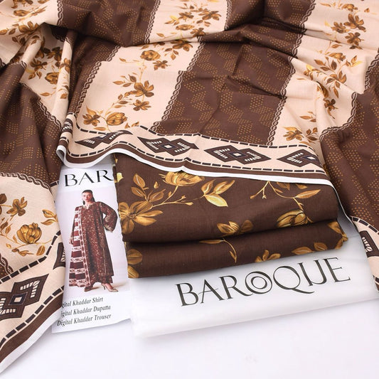 Baroque Khaddar 3-Piece Un-stiched