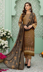 Nishat Dhanak Embroidered 3-Piece Un-stiched