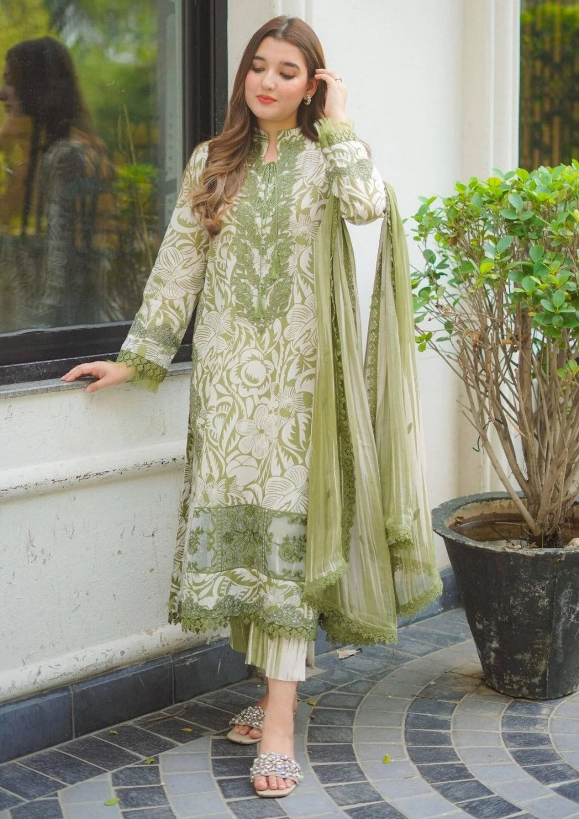 Aneela's Khaddar 3-Piece Un-stiched
