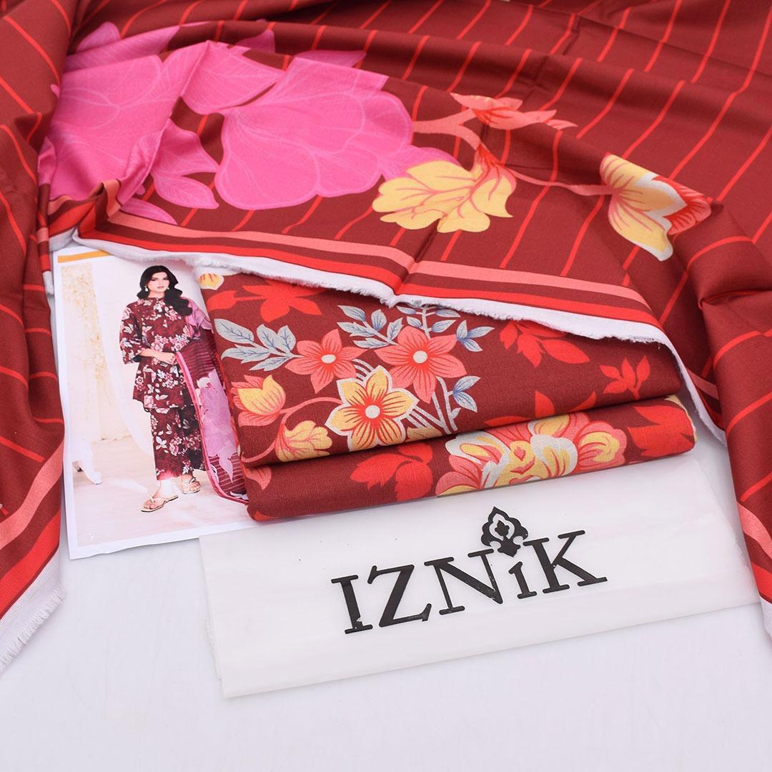 Iznik Digital Printed Khaddar 3-Piece Un-Stiched