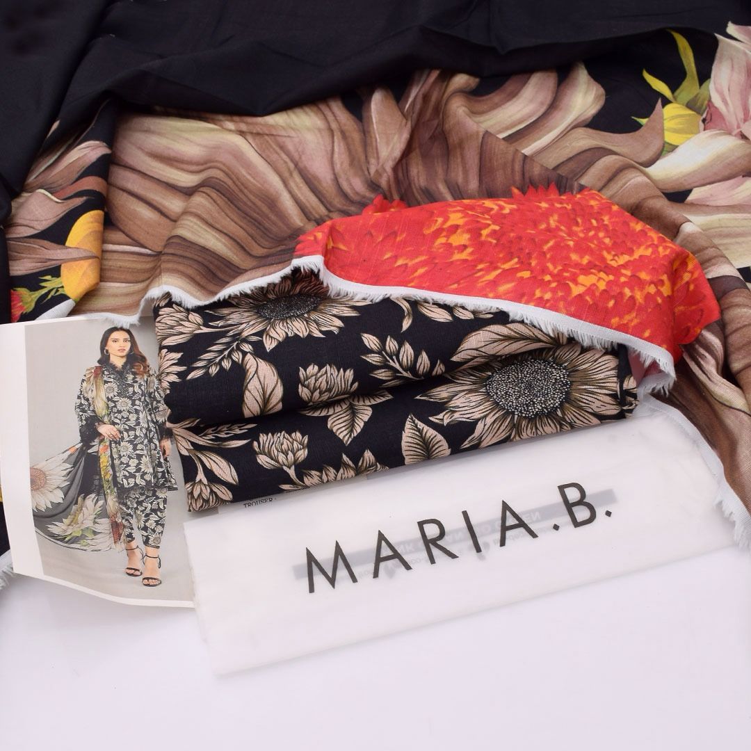 Maria.B Digital Printed Khaddar 3-Piece Un-Stiched