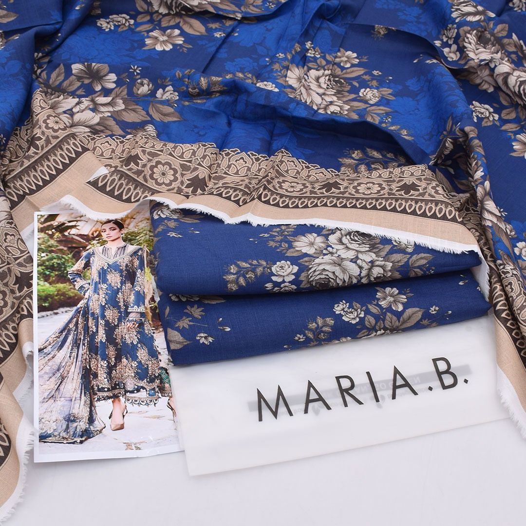 Maria.B Digital Printed Khaddar 3-Piece Un-Stiched