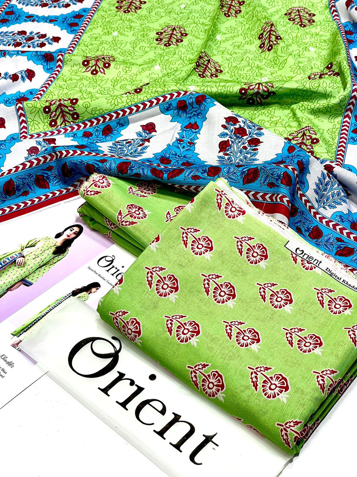 Orient Digital Printed Khaddar 3-Piece Un-Stiched