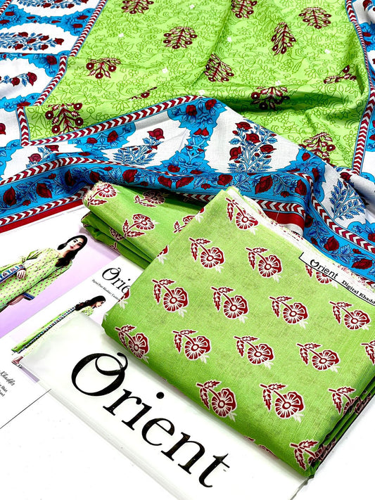 Orient Digital Printed Khaddar 3-Piece Un-Stiched