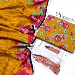Bareeze Digital Printed Khaddar 3-Piece Un-Stiched