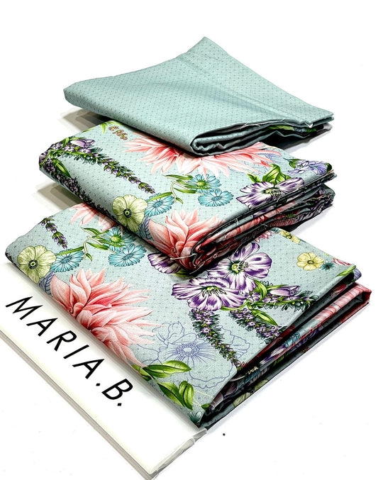 Maria.B Digital Printed Khaddar 3-Piece Un-Stiched