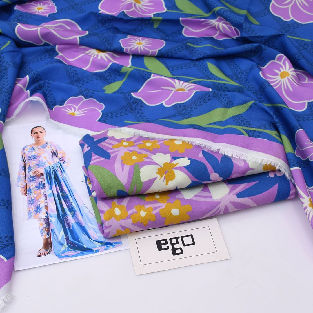 Ego Linen Viscose 3-Piece Un-stiched