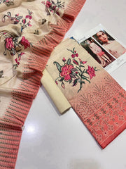 Bareeze lawn 3-Piece Un-stiched