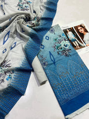 Bareeze lawn 3-Piece Un-stiched