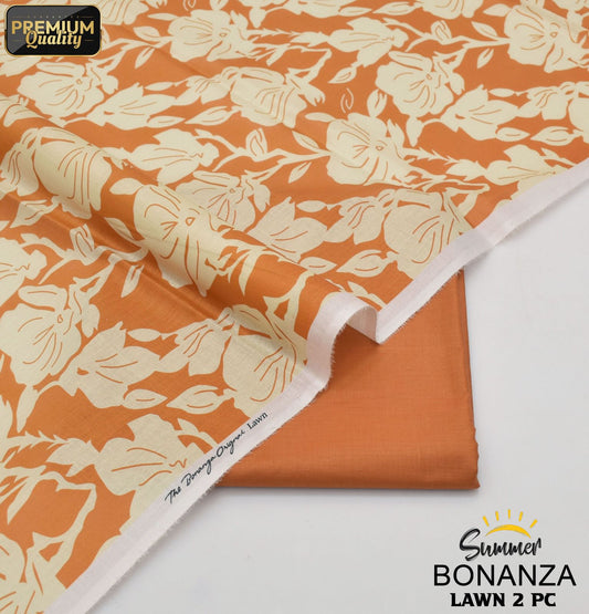 Bonanza Digital Lawn 2-Piece Un-stiched