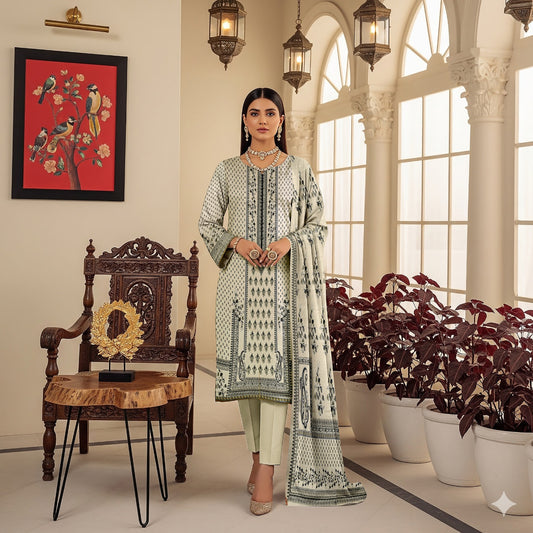 Mausummery Lawn 3-Piece Un-stiched