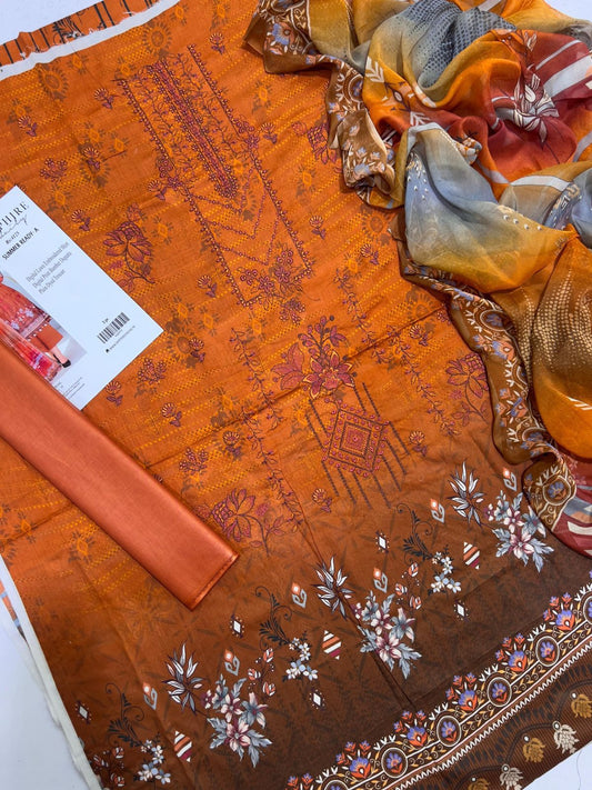 Sapphire lawn 3-Piece Un-stiched