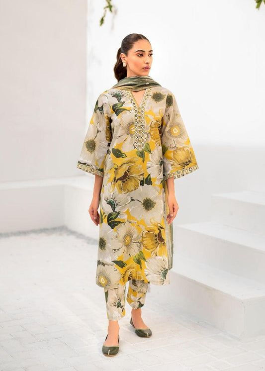 Iznik Lawn 3-Piece Unstiched