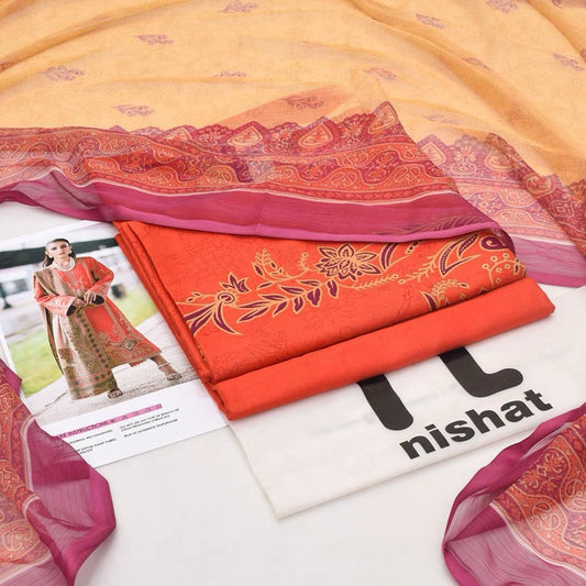 Nishat Lawn 3-Piece Un-stiched