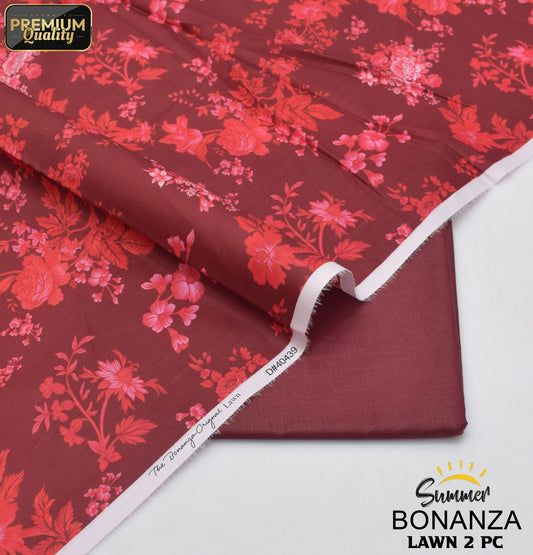 Bonanza Digital Lawn 2-Piece Un-stiched