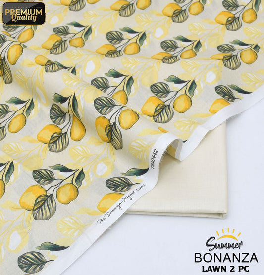 Bonanza Digital Lawn 2-Piece Un-stiched