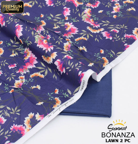 Bonanza Digital Lawn 2-Piece Un-stiched