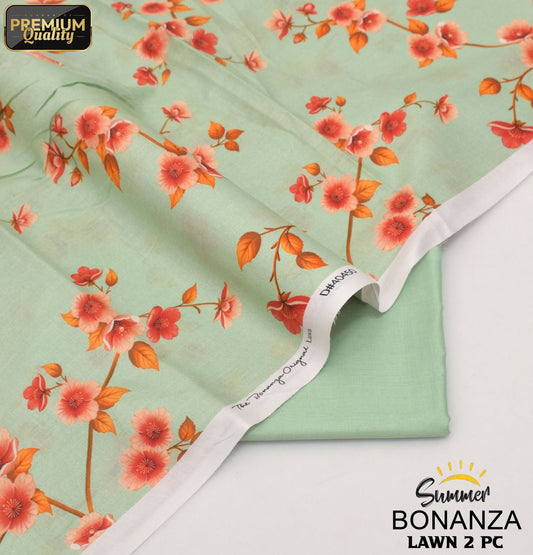 Bonanza Digital Lawn 2-Piece Un-stiched