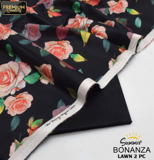 Bonanza Digital Lawn 2-Piece Un-stiched