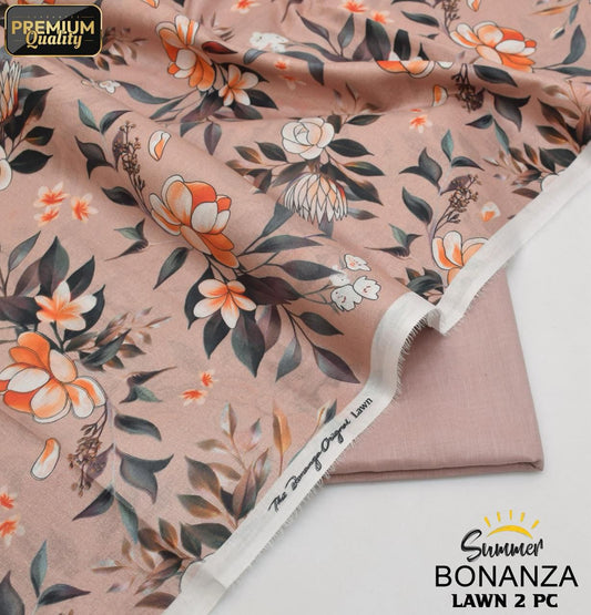 Bonanza Digital Lawn 2-Piece Un-stiched