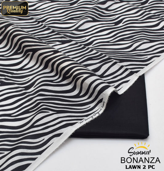 Bonanza Digital Lawn 2-Piece Un-stiched